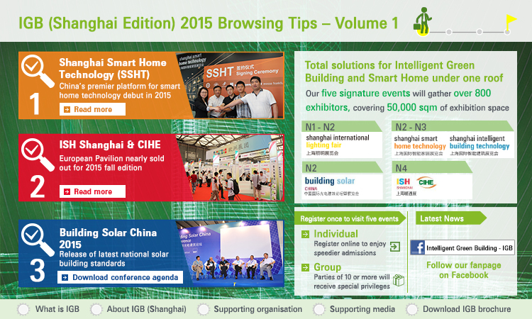 IGB (Shanghai Edition) 2015 Browsing Tips – Volume 1
