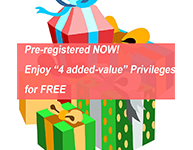 Visitor registering online to enjoy special privileges