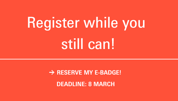 Register while you still can!