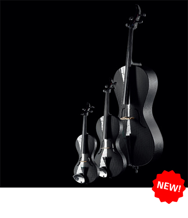 Carbon fiber stringed instruments imported from Germany