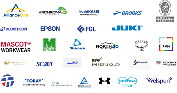Last edition's notable brand buyers: Alibaba, AllianceOne, Archroma, Asahi Kasei, Brooks, Bureau Veritas, Decathlon, Epson, FGL, Juki, Mascot Workwear, Midori Anzen, Nissenken, North40, PVH, Rudolf Lietz, Scavi, Shoefabrik, SPG, TAL Apparel, Texcoms Worldwide, Toray, TFE, TÜV Rheinland, Under Armour, Unitika, Welspun, ...and many more