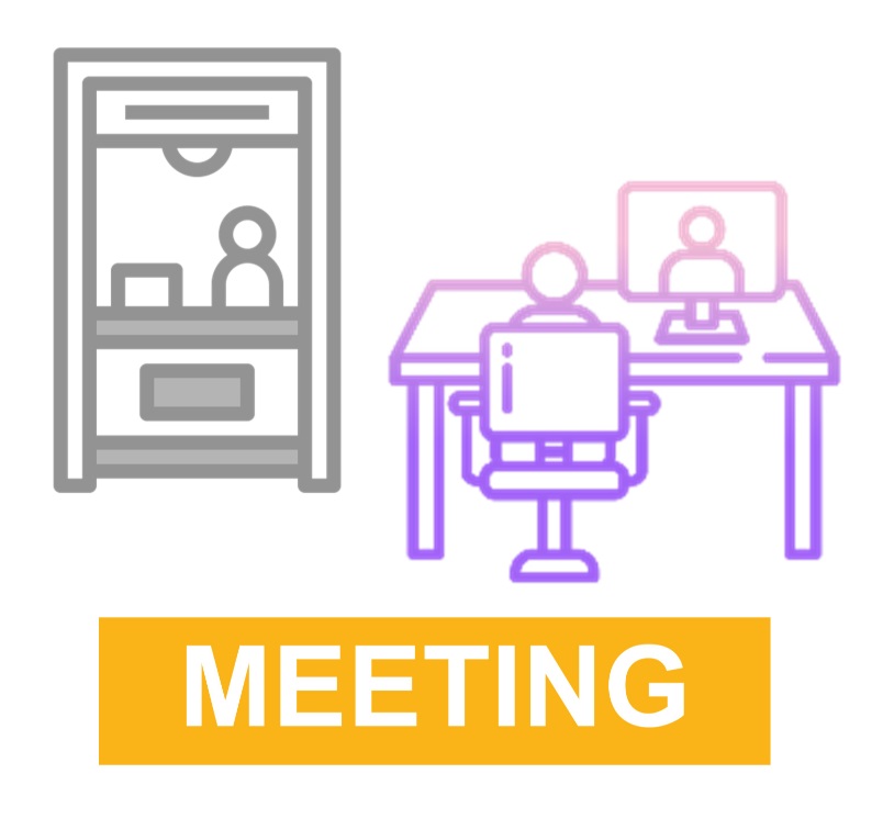 Buyer-supplier matching system for ONSITE and ONLINE meetings